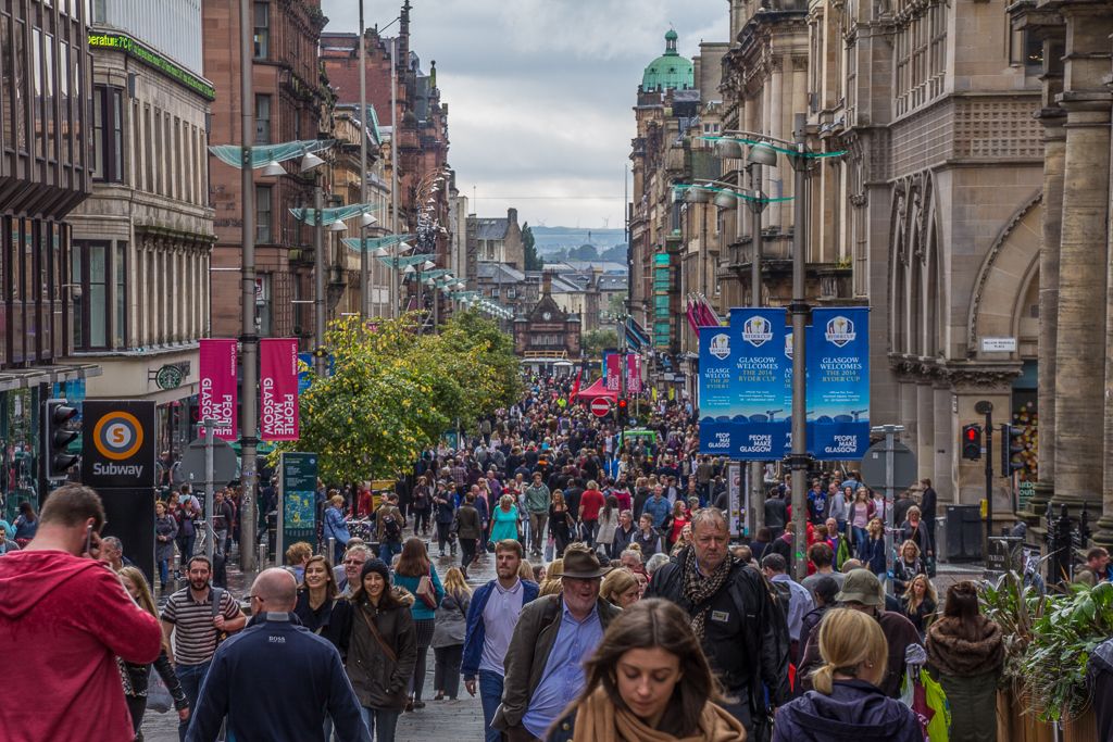 Schottland - Glasgow - Buchanen Street