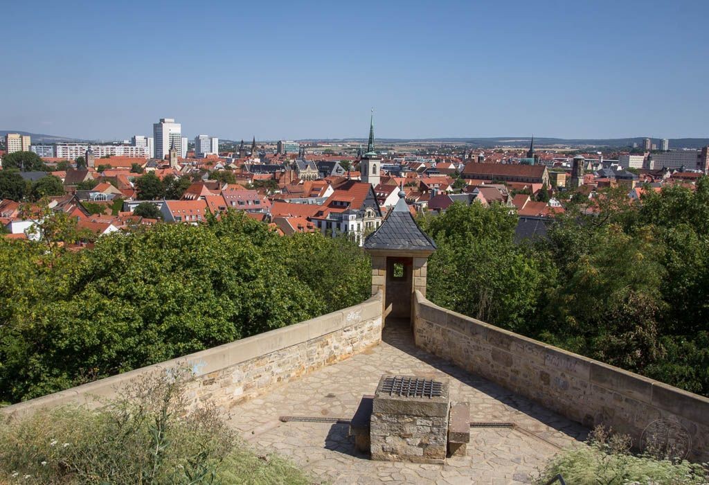 Deutschland - Erfurt - Innenstadt Ausblick von der Zitadelle
