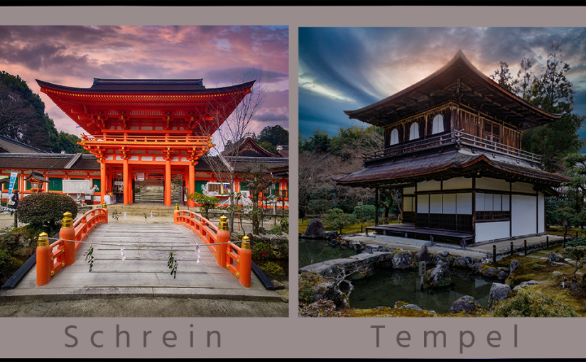 Japan – Unterschied zwischen Schrein und Tempel